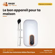 Chauffe Eau Instantane Midea Électrique – Couleur Blanc 4500W – 1.2L – 4.PCS | M_DSK45U5
