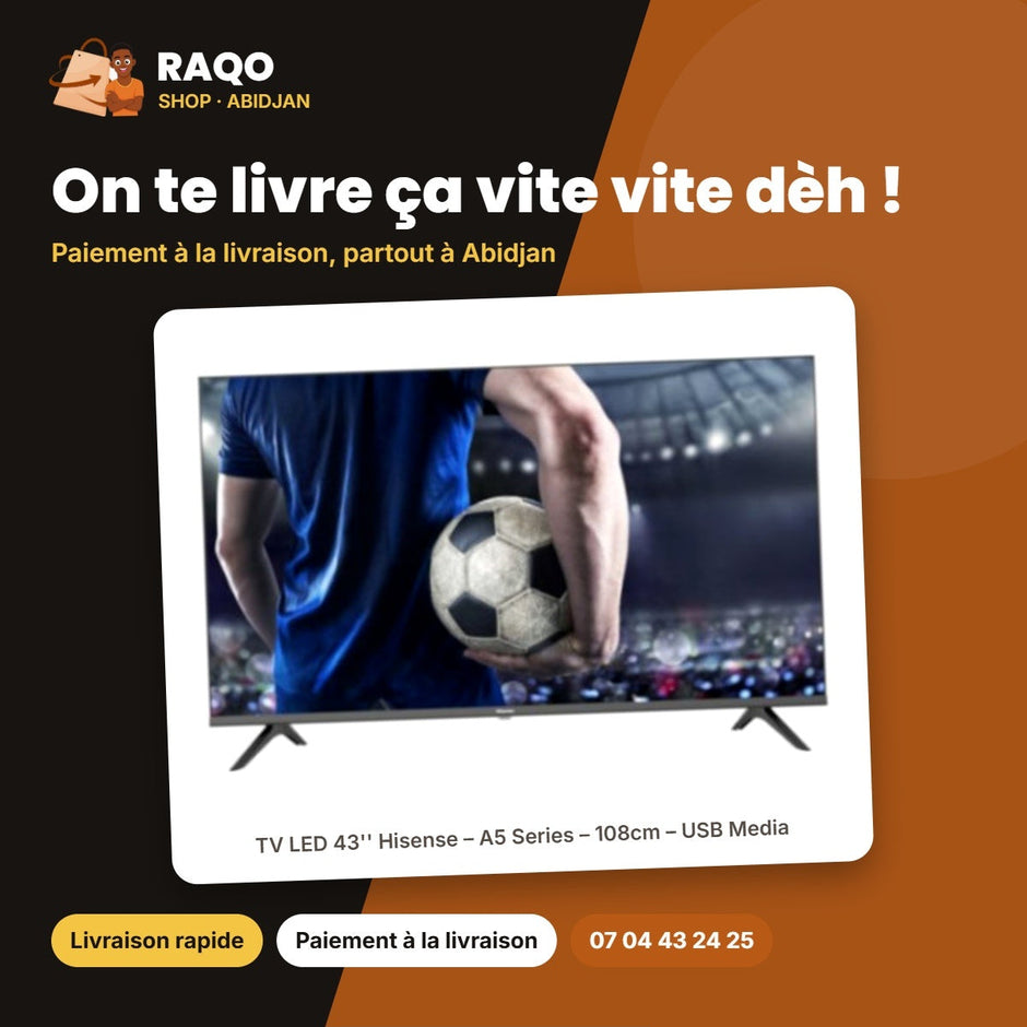 TV LED 43'' Hisense – A5 Series – 108cm – USB Media | H43A5200F