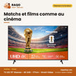 TV LED 70'' Hisense – 4K UHD – 177cm – Smart Vidaa | 70A6Q