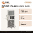 Split Mobile 9.000 BTU Hisense – 22kg | AP-09C