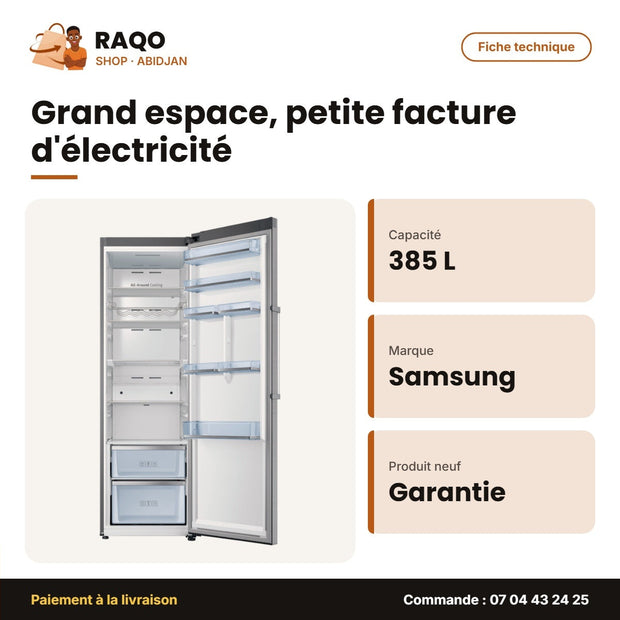 Réfrigérateur Samsung – 1PORTE – 385 L Net – No Frost | RR39M71357F/SS