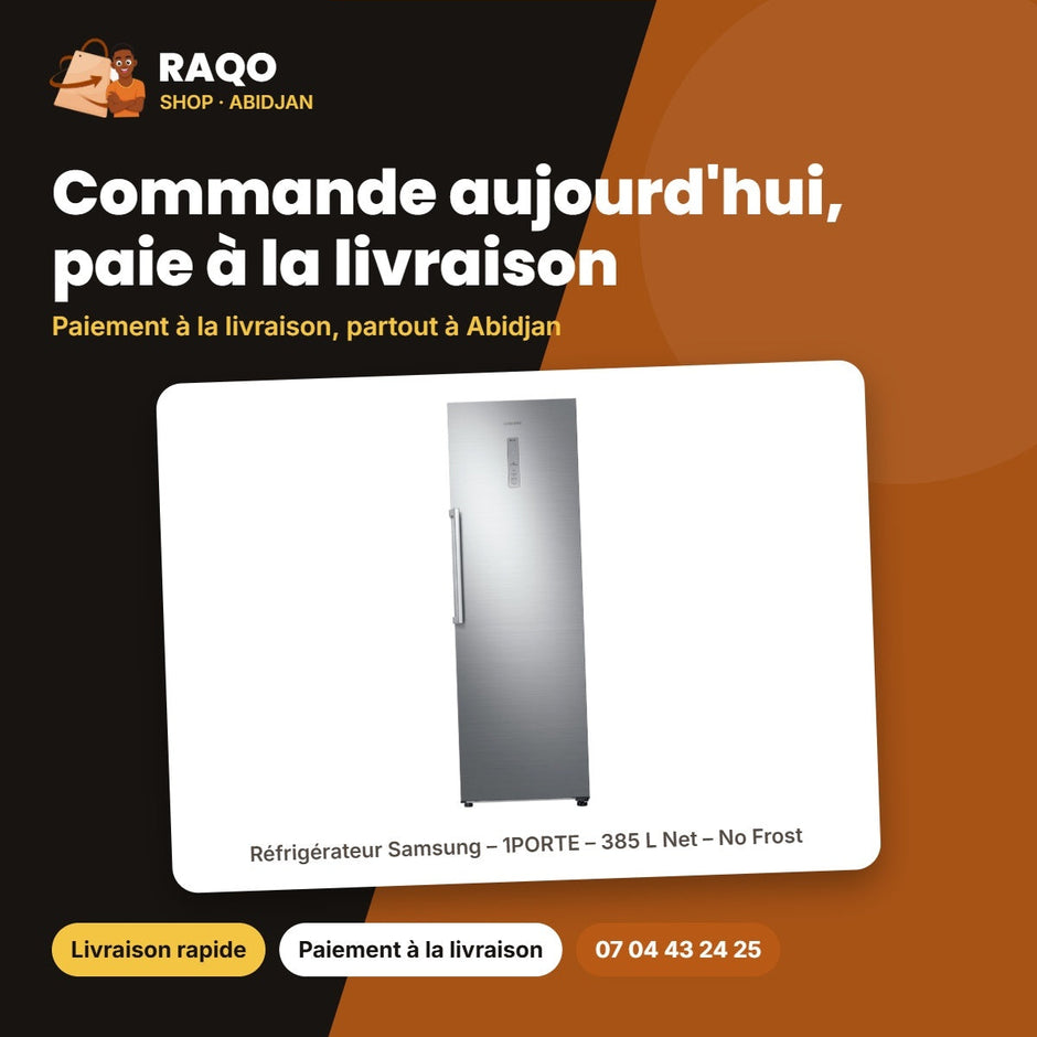Réfrigérateur Samsung – 1PORTE – 385 L Net – No Frost | RR39M71357F/SS