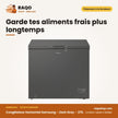 Congélateur Horizontal Samsung – Dark Gray – 371L – 2 Panier Internes | RI70F37VNGAGR