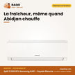 Split 12.000 BTU Samsung R410 – Façade Blanche | AR12CRHGAWK/AF