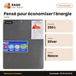 Congélateur Horizontal Nasco Silver – 250L – 1 Porte – 1 Panier à L'interieur | NAS-250FL