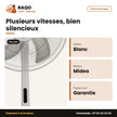Ventilateura Pied Midea – 5 Hel. – Blanc – Télécommande | VENT_FS40-18BR