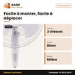 Ventilateur à Pied Midea – 3 Hélices – Couleur Blanc – 3 Vitesses | VENT_FS45-3D