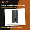 Réfrigérateur Américain Nasco – 2 Portes – 400LT(225+175) – Dark Silver | NASF2-62FLN1