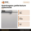 Congélateur Horizontal TCL – 98L – 1 Panier Interne – Grey | F131CFSL