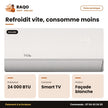 Split 24.000 BTU TCL – Façade Blanche – Smart Air-Soft Care – Éco Mode | TAC-24CSD/ZG11