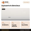 Split 18.000 BTU TCL R410A Façade Blanche | TAC-18CSA/XAA1