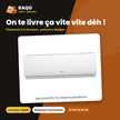 Split 18.000 BTU TCL R410A Façade Blanche | TAC-18CSA/XAA1