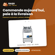 Gazinière Nasco – 4 Feux – 20'' – 50*55 | NASGC-50X50S-CTZ