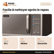 Four à Micro-Onde Midea – 45L – 20 Menus Auto. – Digital Control | EM142A2MI-B