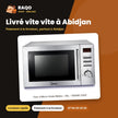 Four à Micro-Onde Midea – 34L – 1000W-230V – 8 Auto Menus | AG034AB6