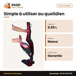 Aspirateur Recharg. Nasco – 2VIT. – 52MN – 0.55L | VC2938C-GS