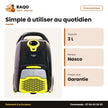 Aspirateur Nasco – Silent – 3L – Multi Filter System With Hepa | VCH4807F-GS