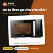 Four à Micro-Onde Midea – 30L – 1450W – Avec Grill | EG9P032MX-S