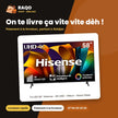 TV LED 58'' Hisense – 4K UHD – 146cm – Smart Vidaa | 58A6N