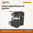 Presse Agrumes Nasco – 0.3 L – 280W – Noir | NAS-J712-MF-TMT