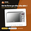 Four à Micro-Onde Midea – 25L – 900W-230V – 8 Auto Menus | AG925AGN