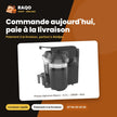 Presse Agrumes Nasco – 0.3 L – 280W – Noir | NAS-J712-MF-TMT