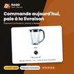 Blender Hisense – 1.5 L – Lame en Acier Inoxydable – Moteur Blanc | H15TBWES1