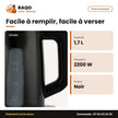 Bouilloire Électrique Hisense – 1.7 L – Noir – 1850-2200W | H17KBKS1