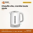 Bouilloire Électrique Hisense – 1.7 L – Blanc – 1850-2200W | H17KWES1