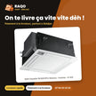 Split Cassette 18.000 BTU Hisense – Inverter – R-410 – Façade Blanche | ACT-18UR4SSAC5