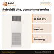 Armoire Split Samsung – Unité Int. 36.000 BTU Samsung – Inverter | AC036FEPPEH/IQ