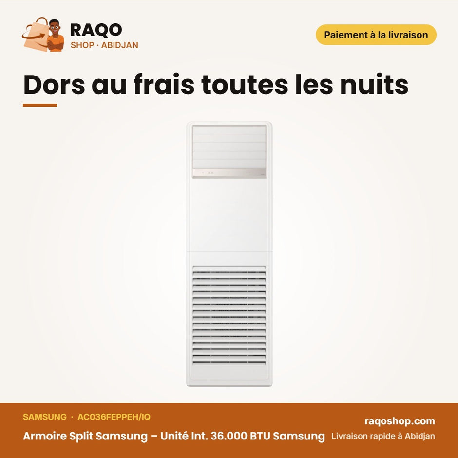 Armoire Split Samsung – Unité Int. 36.000 BTU Samsung – Inverter | AC036FEPPEH/IQ