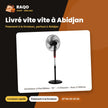 Ventilateur à Pied Midea – 16'' – 3 Vitesses – Avec 5 Hélices | VENT_FS40-10D