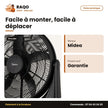 Ventilateur sur Table Midea – 3 Speed Choices – Ajustable – Hanging Function | FB50-17H