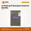 Congélateur Horizontal Nasco – Gris – 99L – Éco Energie | NASCF-150-LM