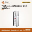 Réfrigérateur Nasco – 311L Net (234LT+77LT) – Silver – Avec Clé | HNASF2-45