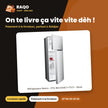 Réfrigérateur Nasco – 311L Net (234LT+77LT) – Silver – Avec Clé | HNASF2-45