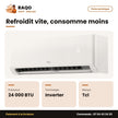 Split 24.000 BTU TCL – Inverter – Breeze In – Extreme Cooling | TAC-24CSA/TPH11I