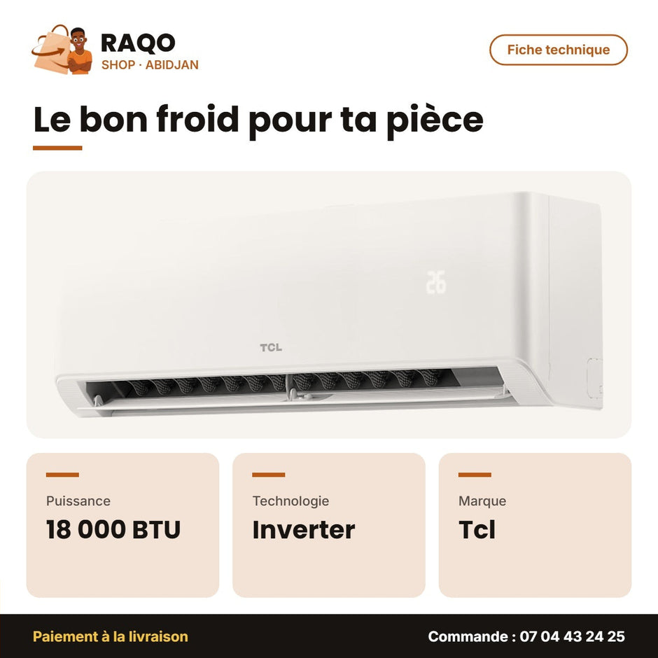 Split 18.000 BTU TCL – Inverter – Breeze In – Extreme Cooling | TAC-18CSA/TPH11I