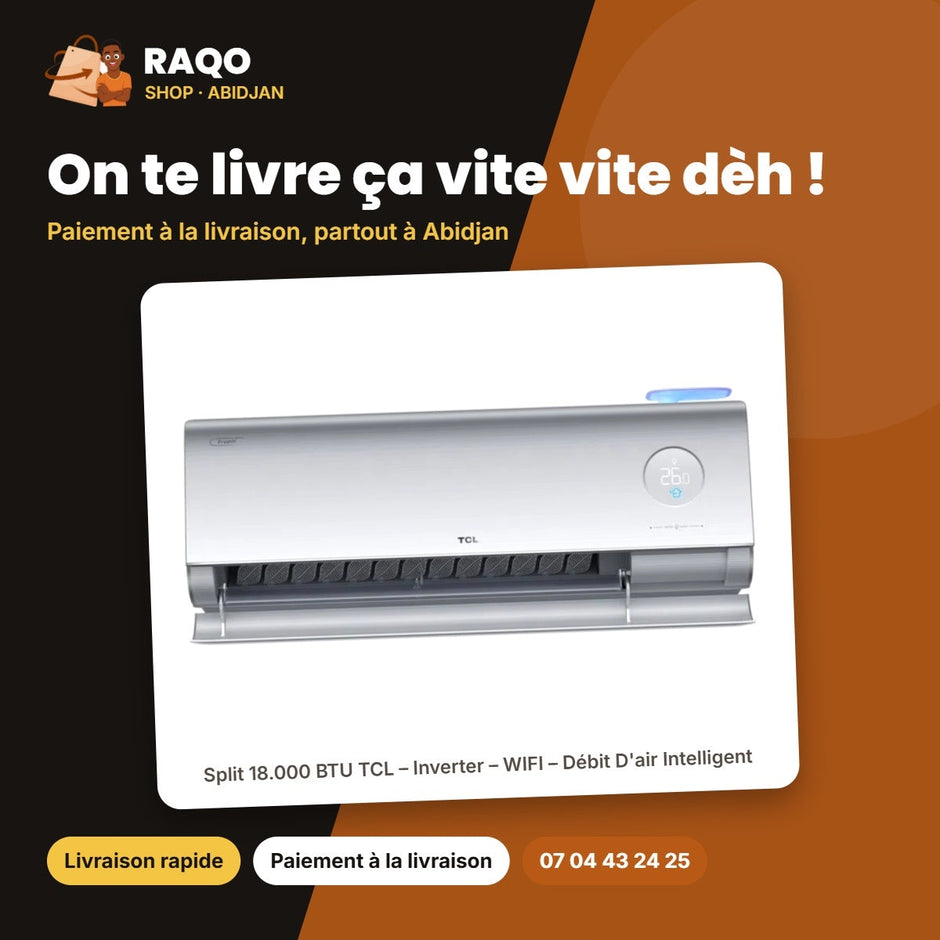 Split 18.000 BTU TCL – Inverter – WIFI – Débit D'air Intelligent | TAC-18CSD/FCI