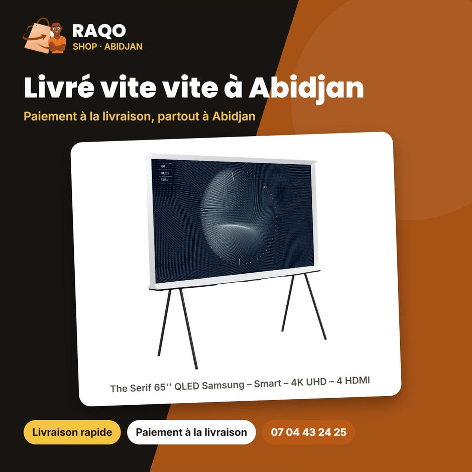 The Serif 65'' QLED Samsung – Smart – 4K UHD – 4 HDMI | QA65LS01BAUXGH