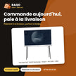 The Serif 65'' QLED Samsung – Smart – 4K UHD – HDR | QA65LS01BAUXZN
