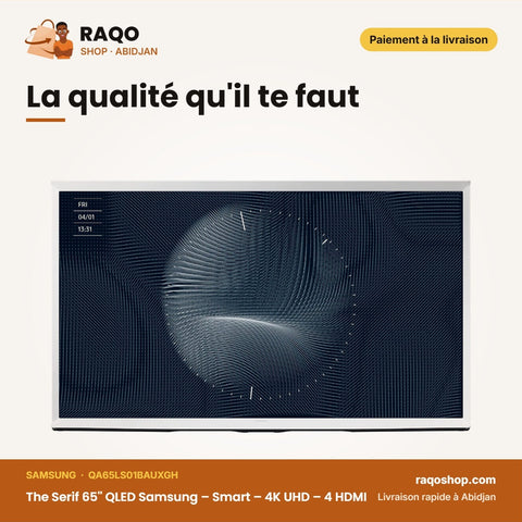 The Serif 65'' QLED Samsung – Smart – 4K UHD – 4 HDMI | QA65LS01BAUXGH
