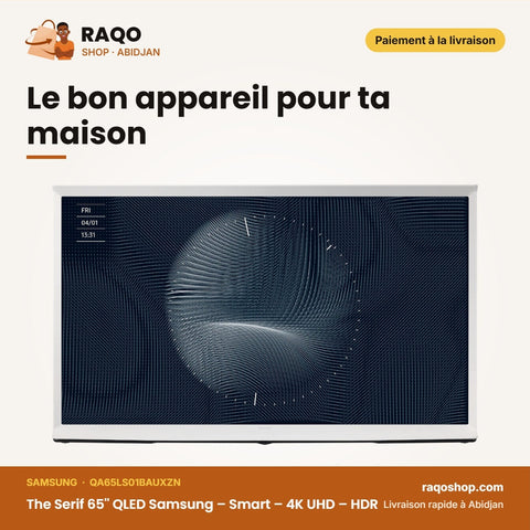 The Serif 65'' QLED Samsung – Smart – 4K UHD – HDR | QA65LS01BAUXZN