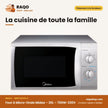 Four à Micro-Onde Midea – 20L – 700W-230V – 5 Power Levels | MM720CFB-S