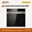 Four Électrique Encastré Midea – Tactile – Mutilfonction – Noir-Inox | GAZ_7NM30T1-BKSS