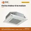 Split Cassette 18.000 BTU Hisense – Inverter – R-410 – Façade Blanche | AUC-18UR4SSAA2