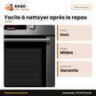 Four Électrique Encastré Midea – Tactile – Mutilfonction – Inox-Noir | GAZ_65M90E3-012