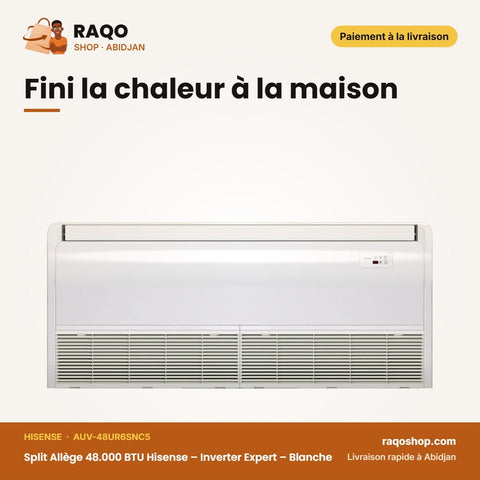Split Allège 48.000 BTU Hisense – Inverter Expert – Blanche | AUV-48UR6SNC5
