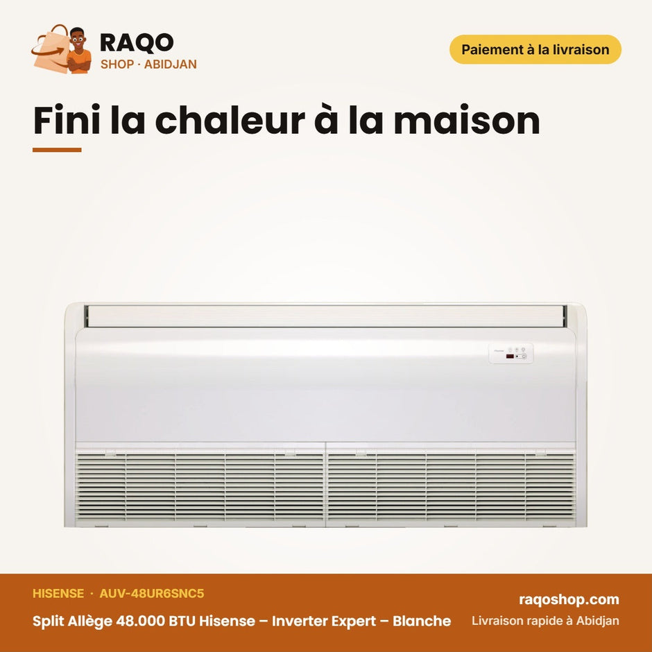 Split Allège 48.000 BTU Hisense – Inverter Expert – Blanche | AUV-48UR6SNC5
